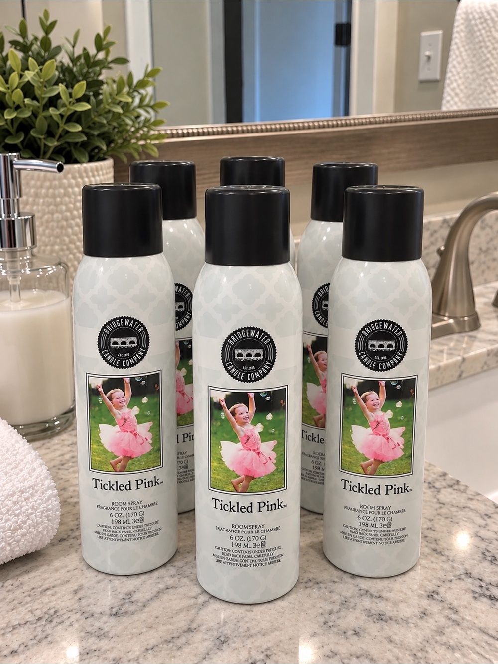 Tickled Pink Room Spray by Bridgewater Candle Company - Pink NEW